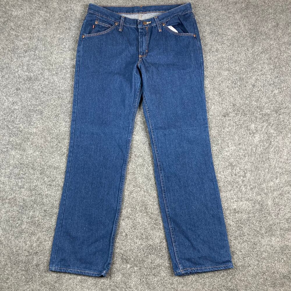 Red Kap Jeans Womens‎ 12x34 Blue Straight Leg Workwear Denim Classic Fit